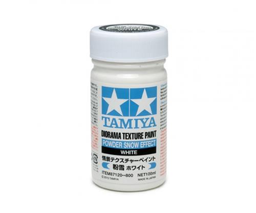 Tamiya Modelbouwdecoratie - 87120 Diorama Texture Paint - Powder Snow - 100ml Effecten potje