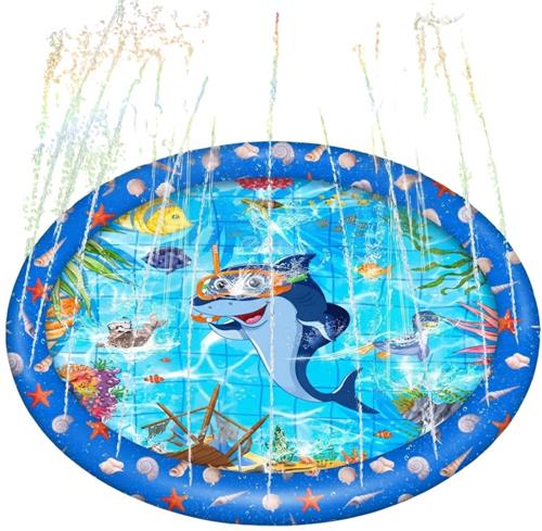 Splash Pad - Waterspeelmat baby - Watermat - Speelkleed - Opblaasbaar - 170 cm - Waterspeelgoed baby - Waterspeelgoed voor in een zwembad - van Imperatoris