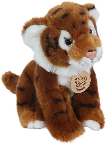 PIA Soft Toys - Pluche Tijger (Thomas) Knuffel - bruin - 20 cm