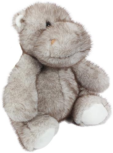 PIA Soft Toys  Pluche Nijlpaard Knuffel  Grijs  22 cm