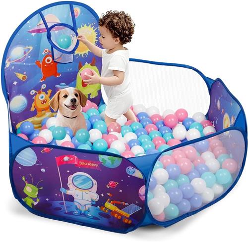 Ballenbak - ballenbak ballen - ballenbak baby - Ballen niet inbegrepen - 120cm - Opvouwbaar - Speelgoed - hemelsblauw - van Imperatoris