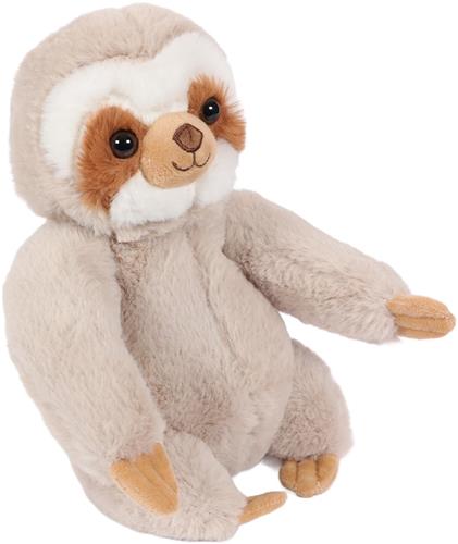 PIA Soft Toys - Pluche Knuffeldier Luiaard - bruin - 26 cm