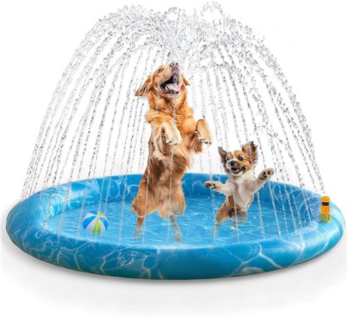 Splash Pad - Waterspeelmat baby - Watermat - Speelkleed - Opblaasbaar - 130 cm - 24 maanden tot 5 jaar - Waterspeelgoed baby - Waterspeelgoed voor in een zwembad - van Imperatoris