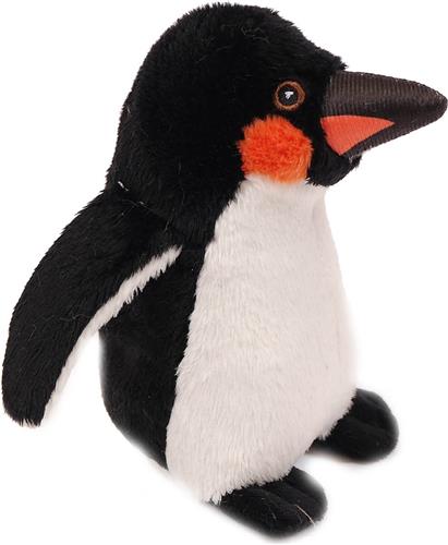 PIA Soft Toys Pluche Knuffeldier PinguÃ¯n zwart - 15 cm
