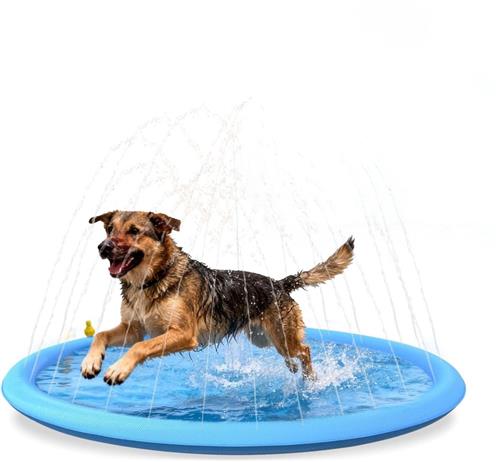Splash Pad - Waterspeelmat baby - Watermat - Speelkleed - Opblaasbaar - 149,9 cm - 36 maanden tot 8 jaar - Waterspeelgoed baby - Waterspeelgoed voor in een zwembad - van Imperatoris