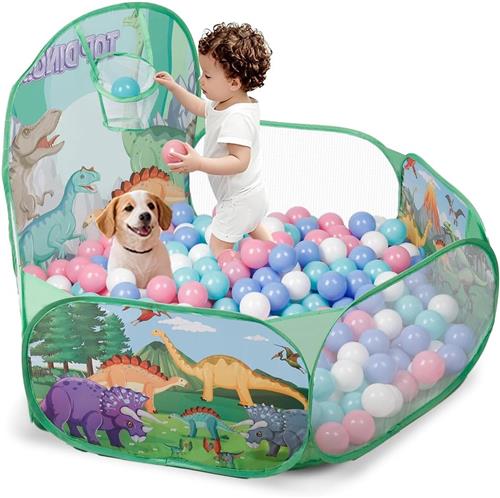Ballenbak - ballenbak ballen - ballenbak baby - Ballen niet inbegrepen - 120 cm - Opvouwbaar - Speelgoed - dinosaur - van Imperatoris