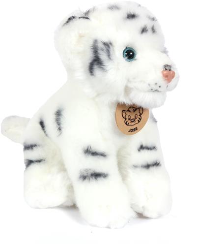 PIA Soft Toys - Tijger (Jose) - wit - 20 cm