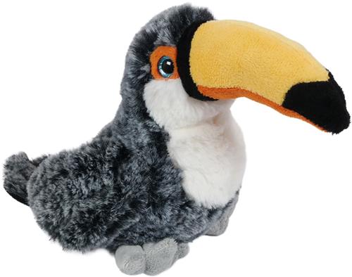 PIA Soft Toys - Pluche Toekan Knuffel - 18 cm