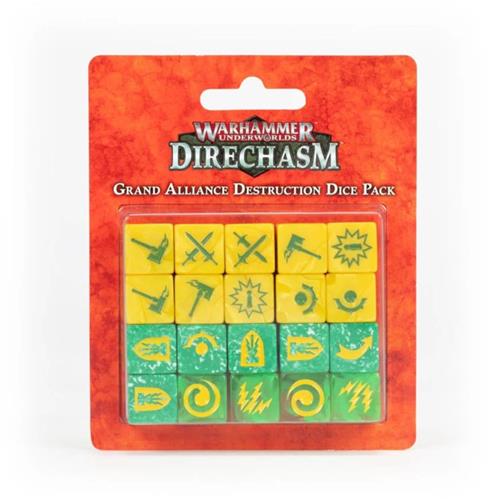 Direchasm Grand Alliance Destruction Dice Pack (Warhammer 40.000 nieuw)