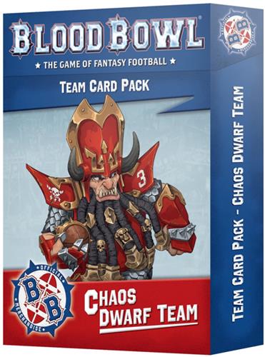 Blood Bowl Chaos Dwarf cards (warhammer nieuw)