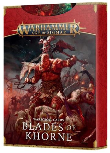 Blades of Khorne Warscroll cards (Warhammer nieuw)