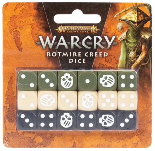 Warhammer Warcry rotmire creed dice (warhammer nieuw)