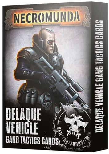 Necromunda Delaque Vehicle Gang Tactics Cards (Warhammer nieuw)