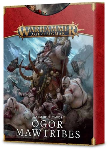 Ogor Mawtribes warscroll cards (Warhammer nieuw)