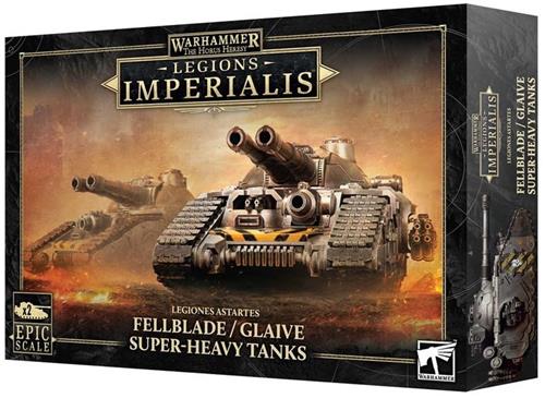 Warhammer The Horus Heresy - Legions Imperialis - Legiones Astartes - Fellblade / Glaive Super-heavy Tanks (03-95)