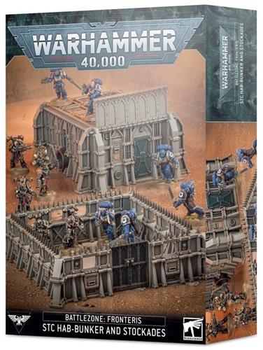 Warhammer 40K - Battle Zone Fronteris - STC Hab-bunker and Stockades (64-55)