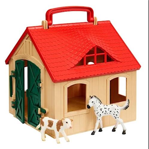 Schleich 72340 Horse Club draagbare stalspeelset + 2 figuren
