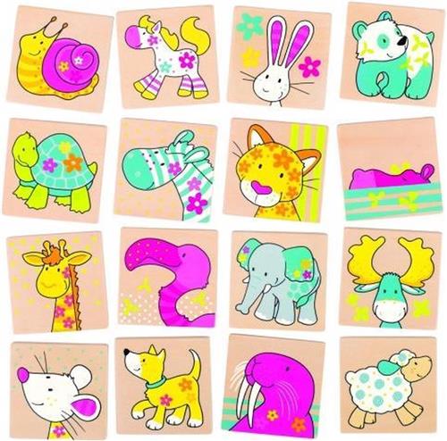 Goki Susibelle Geheugenspel mijn dieren vriendjes 32 delig