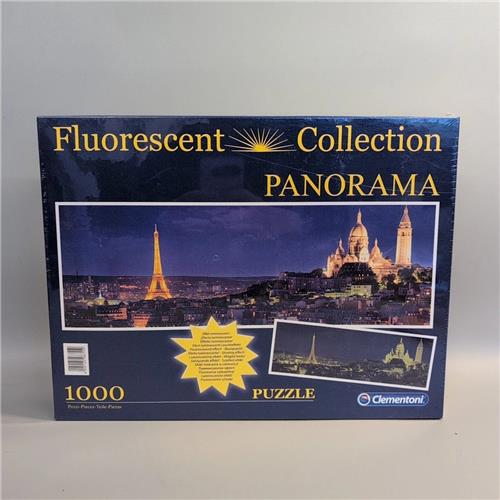 Clementoni Fluoriscerende Panorama Puzzel Parijs