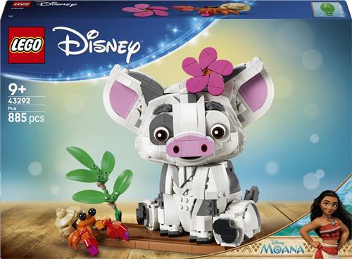 LEGO  Disney Vaiana Pua Bouwbaar Dieren Speelgoed voor Kinderen en Decoratie 43292