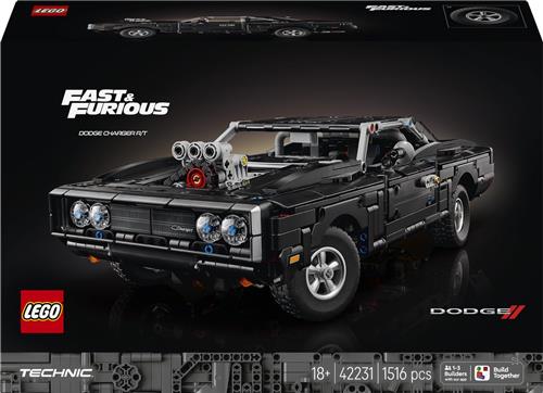 LEGO Technic Fast and Furious Dodge Charger R/T Auto Bouwpakket voor Volwassenen 42231