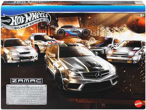 Hot Wheels speelgoedauto's Silver Series Zamac Multipack - limited edition.