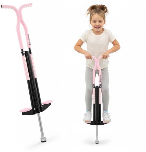 HyperMotion HYP54 Jumper P  Pogo Stick voor Kinderen  Tot 50 kg  Anti-Slip Voet  Roze