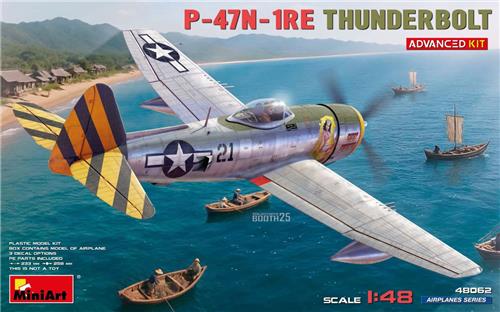 MiniArt - 1/48 P-47N-1RE THUNDERBOLT. ADVANCED KIT - modelbouwsets, hobbybouwspeelgoed voor kinderen, modelverf en accessoires