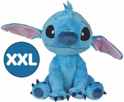Stitch - Disney Lilo & Stitch Pluche Knuffel XXL 120 cm - Mega Grote XL Plush - Lilo en Stitch Extra Groot - Angel - Leroy - Scrump - Stitch - Speelgoed Cadeau Kinderen Jongens Meisjes