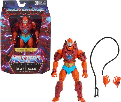 Mattel Masters of the Universe Masterverse Action Figure Vintage Collection: Beast Man 18 cm Action Figuur