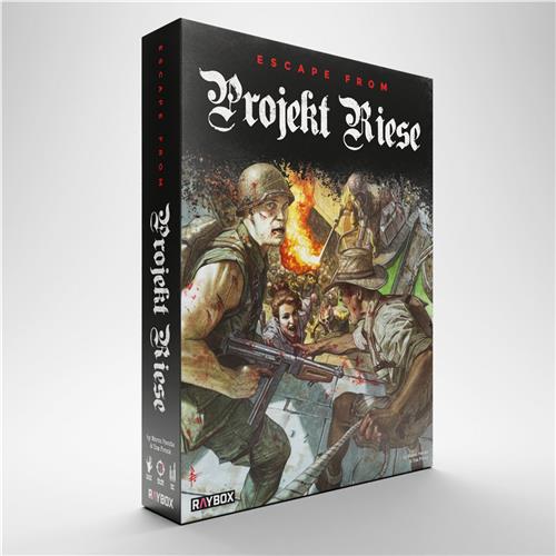 Asmodee bordspel Escape from Projekt Riese zombie avontuur campagne.