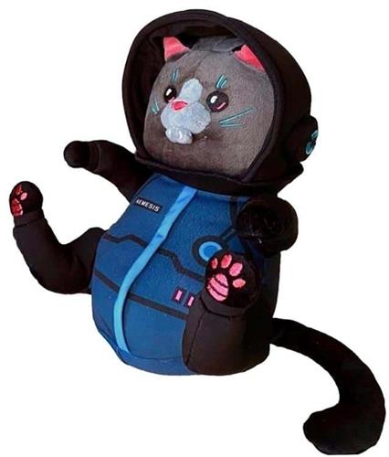 Asmodee knuffel Nemesis Space Cat - blauw polyester speelgoed.