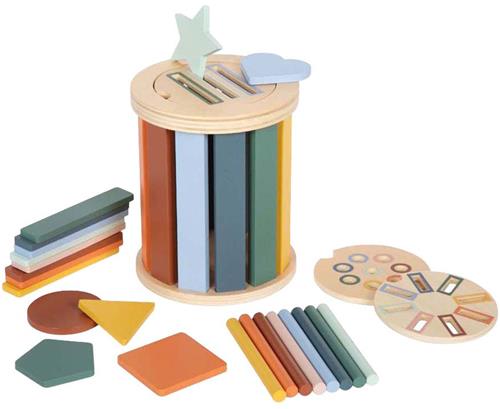 Small Foot - Houten Montessori Sorteerspel met Trommel