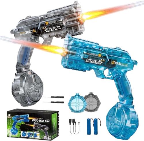 Thuys - Elektrisch Waterpistool - Automatische Watergun - Zomerse Watergevechten - Bereik van 10 Meter - 320ml Tank - Meerdere Kleuren