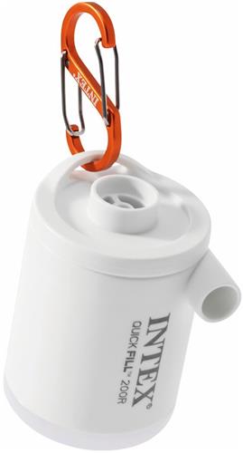 Intex Elektrische pomp - incl verlichting - USB aansluiting - oplaadbaar - luchtpomp - luchtbed pomp