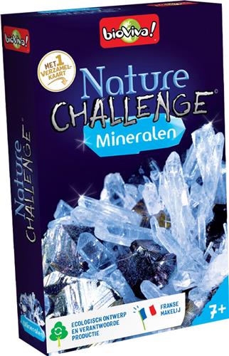 NATURE CHALLENGE - MINERALEN - GERONIMO GAMES - Bioviva - Kaartspel - van 7 jaar oud - collectie kaart
