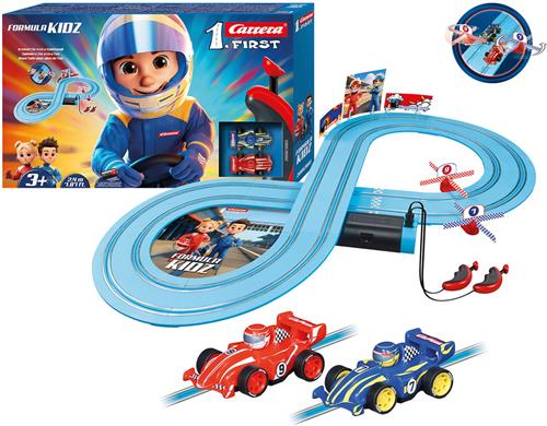 Carrera FIRST Racebaan - FIRST - FormulaKidz - Formel Kids - Blauw vs. Rood - 2,4m