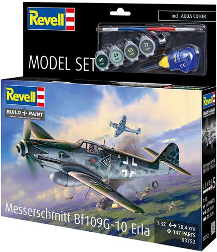 Revell Modelbouwpakket Model Set Messerschmitt Bf109G-10 Erla 1:32 - 147dlg.