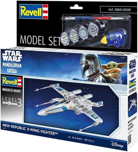 Revell Modelbouwpakket The Mandalorian and Grogu New Republic X-Wing Fighter 1:57 - 38dlg.