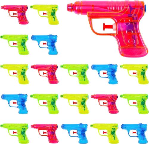 Waterpistool Kinderen - 20 Stuks - van 0-3 Jaar - Waterpistooltjes Klein - Watergeweer - Waterblaster - Watergevecht - Buitenspeelgoed - Zomerspeelgoed - Waterspeelgoed - Blauw/Geel/Groen - van Imperatoris