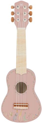 Little Dutch Houten gitaar - Roze FSC - Safari Friends