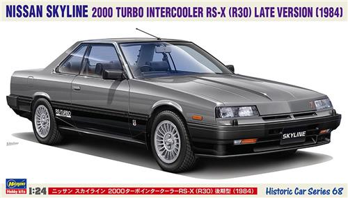 Hasegawa Modelbouwpakket Auto - 21168 Nissan Skyline 2000 Turbo Intercooler RS-X R30 Late Version 1984 - Japanse Auto Plastic - 1:24 - Modelbouw
