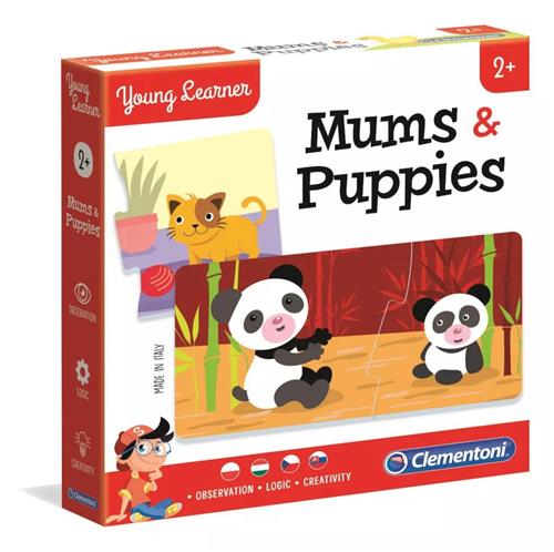 Clementoni Educatief spel - Young Learner - Animals and Their Babies - 1 stuk - Leerzaam spel