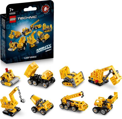 LEGOÂ® Technic Machtige Machines - Verrassingsdoosje met Bouwspeelgoed - Voertuigen om te Verzamelen - 42233