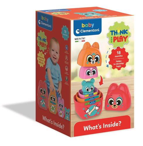 Clementoni - Baby Activity Matroesjka - Stapelbekers Baby - Speelgoed Ontwikkeling - Vanaf 18 Maanden