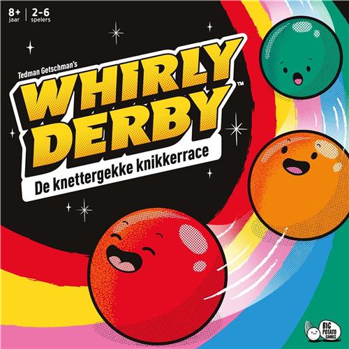 Whirly Derby  Strategisch knikkerspel | Spannend familiespel voor tactiek & actie