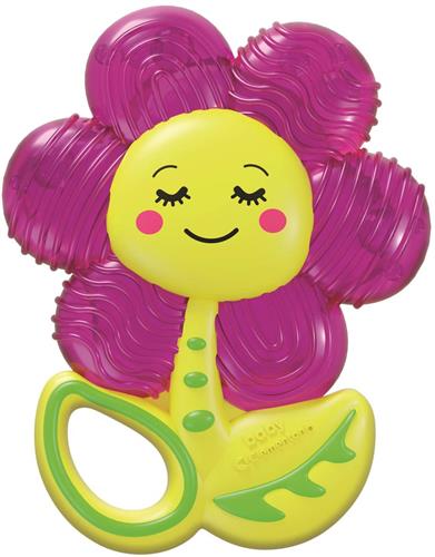 Clementoni - Baby Koelbijtring Bloem - Gekoelde Teether - Sensorisch - Tandjes Krijgen - Vanaf 3 Maanden