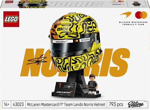 LEGO Editions McLaren Mastercard F1 Team Helm van Lando Norris Bouwpakket voor Kinderen 43023