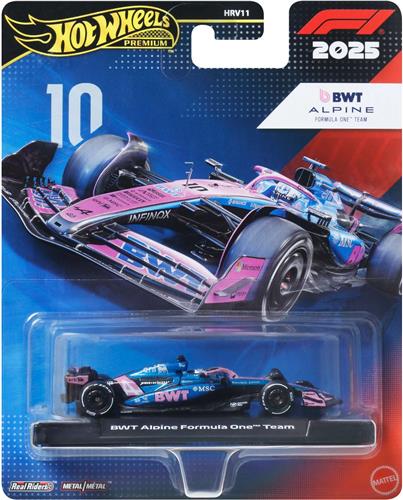 Hot Wheels Premium Formula 1 Alpine Team - Pierre Gasly
