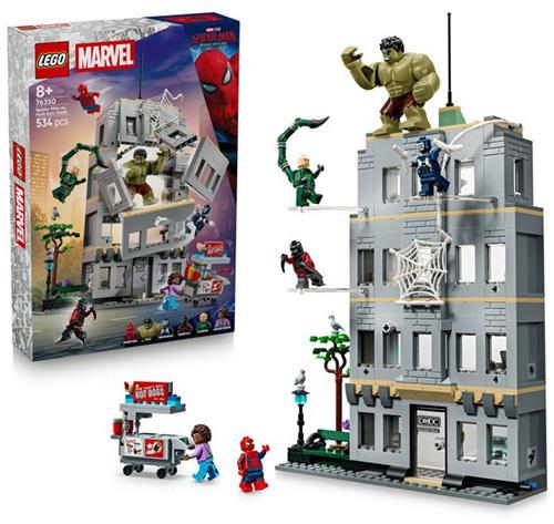 LEGO  Marvel Spider-Man vs. Hulk Ultieme Confrontatie Superheld Speelgoed voor Kinderen 76350